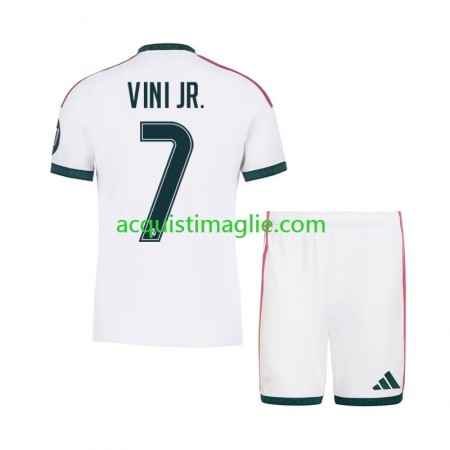 Divisa di Calcio Real Madrid Vinicius Junior 7 Bambino Prima 2026/2027